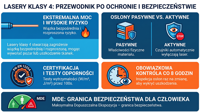 Laser klasy 4 i zagrożenia związane z jego użytkowaniem